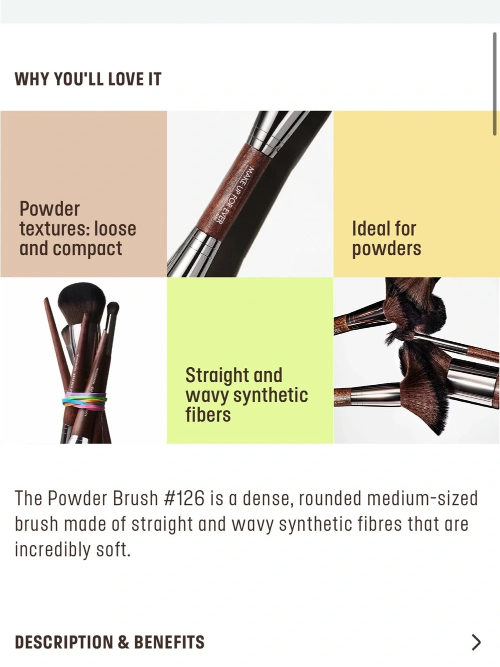 Make Up For Ever Powder Brush #126